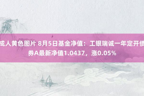 成人黄色图片 8月5日基金净值：工银瑞诚一年定开债券A最新净值1.0437，涨0.05%