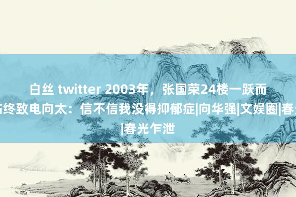 白丝 twitter 2003年，张国荣24楼一跃而下，临终致电向太：信不信我没得抑郁症|向华强|文娱圈|春光乍泄