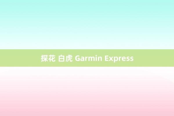 探花 白虎 Garmin Express